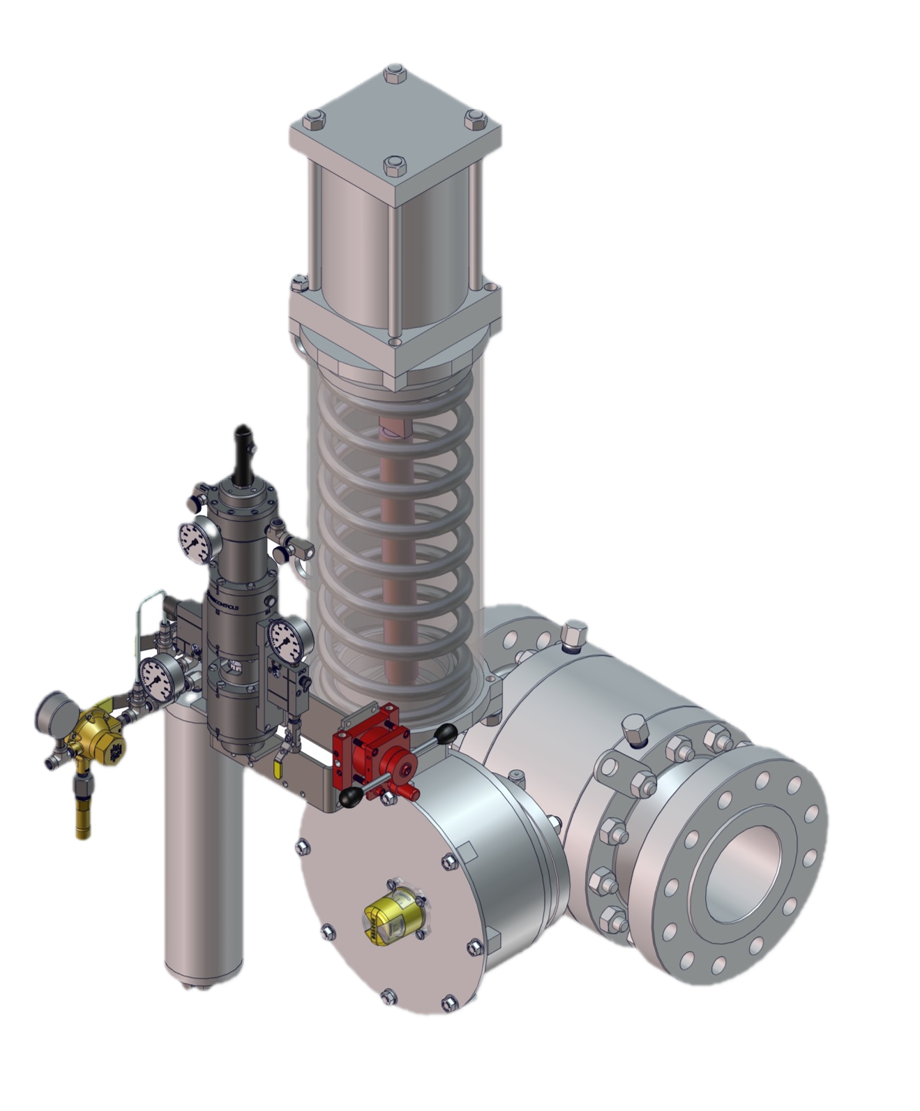 PRCV with RPSR Actuator and VPC For Pressure Control